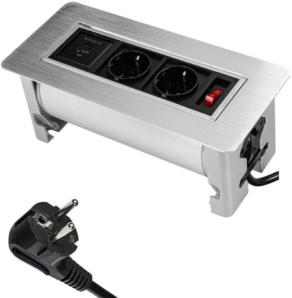 Spacetronik SPS-O24CS V2 sukamasis stalviršio lizdas