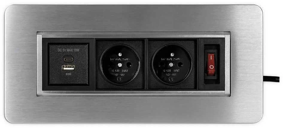 Spacetronik SPS-O24CS V2 sukamasis stalviršio lizdas