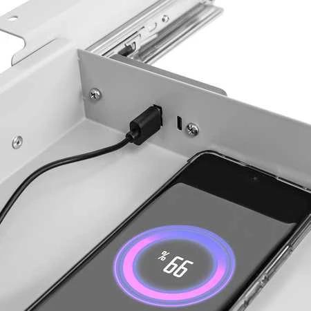 Stalčius po stalu su USB įkrovimo funkcija