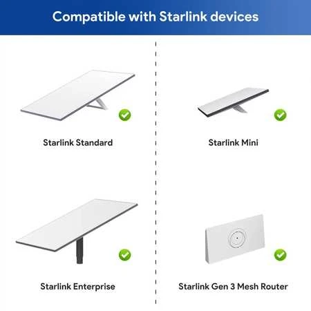 Spacetronik „Starlink SPX RJ45“ prailginimo kabelis „StarLink Gen 3“