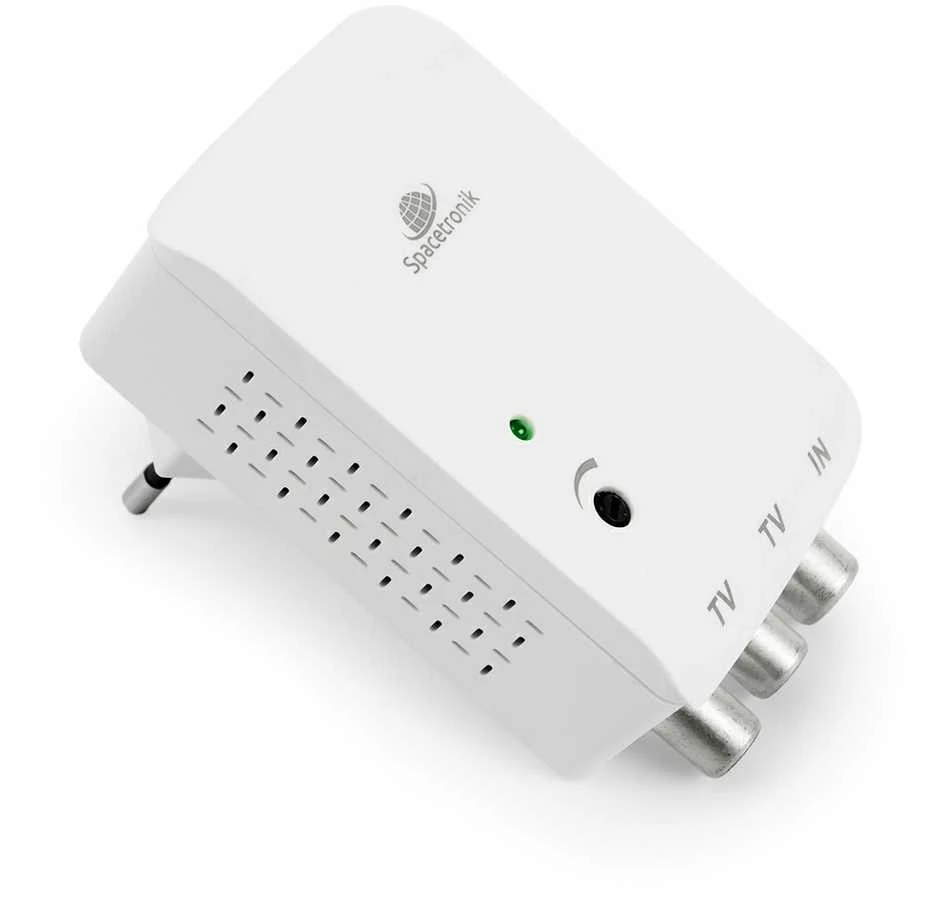 Spacetronik Stiprintuvas TV DVB-T2/C do gniazdka 2x TV SPA-EX2