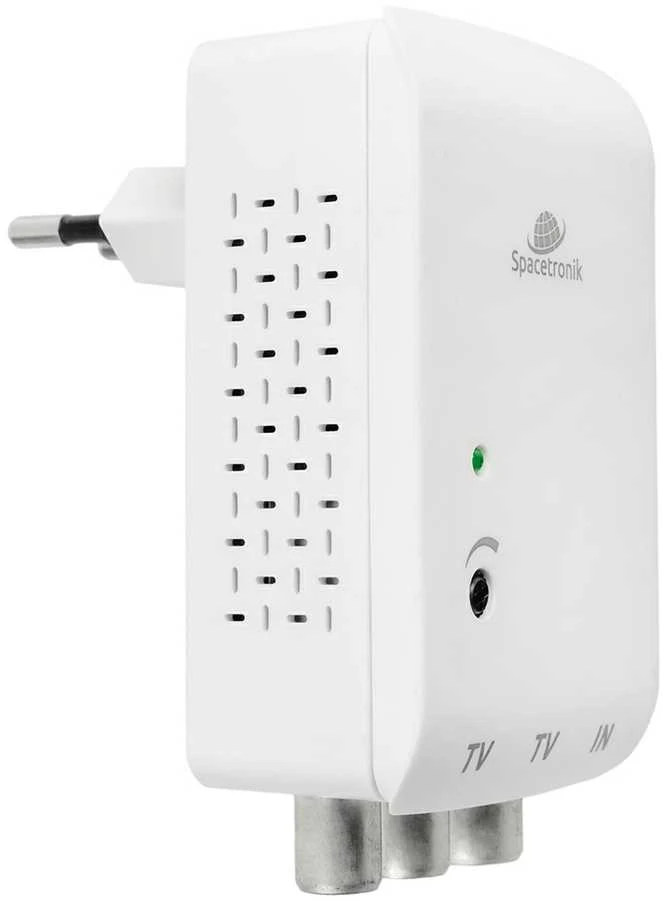 Spacetronik Stiprintuvas TV DVB-T2/C do gniazdka 2x TV SPA-EX2