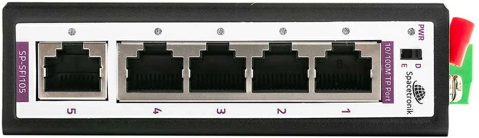 Šakotuvas Spacetronik SWITCH 5 jungčių SP-SFI105 Pramoninis
