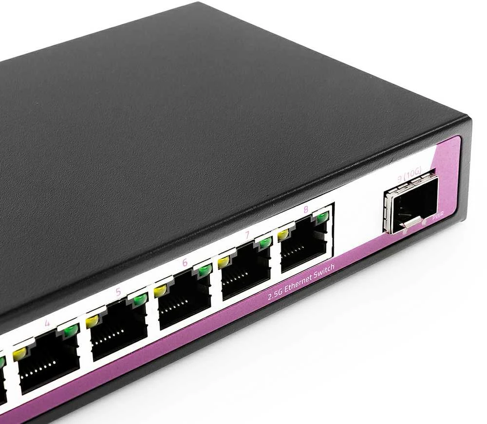 Šakotuvas Spacetronik SWITCH 8 RJ45 2.5G prievadai + SFP 10G prievadas SP-SGT108S