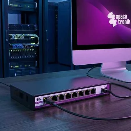 Šakotuvas Spacetronik SWITCH 8 RJ45 2.5G prievadai + SFP 10G prievadas SP-SGT108S