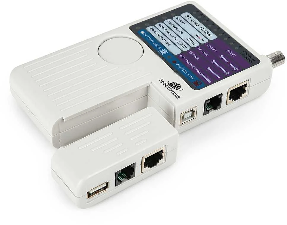 Spacetronik 4in1 SP-LT02 tinklo kabelio testeris