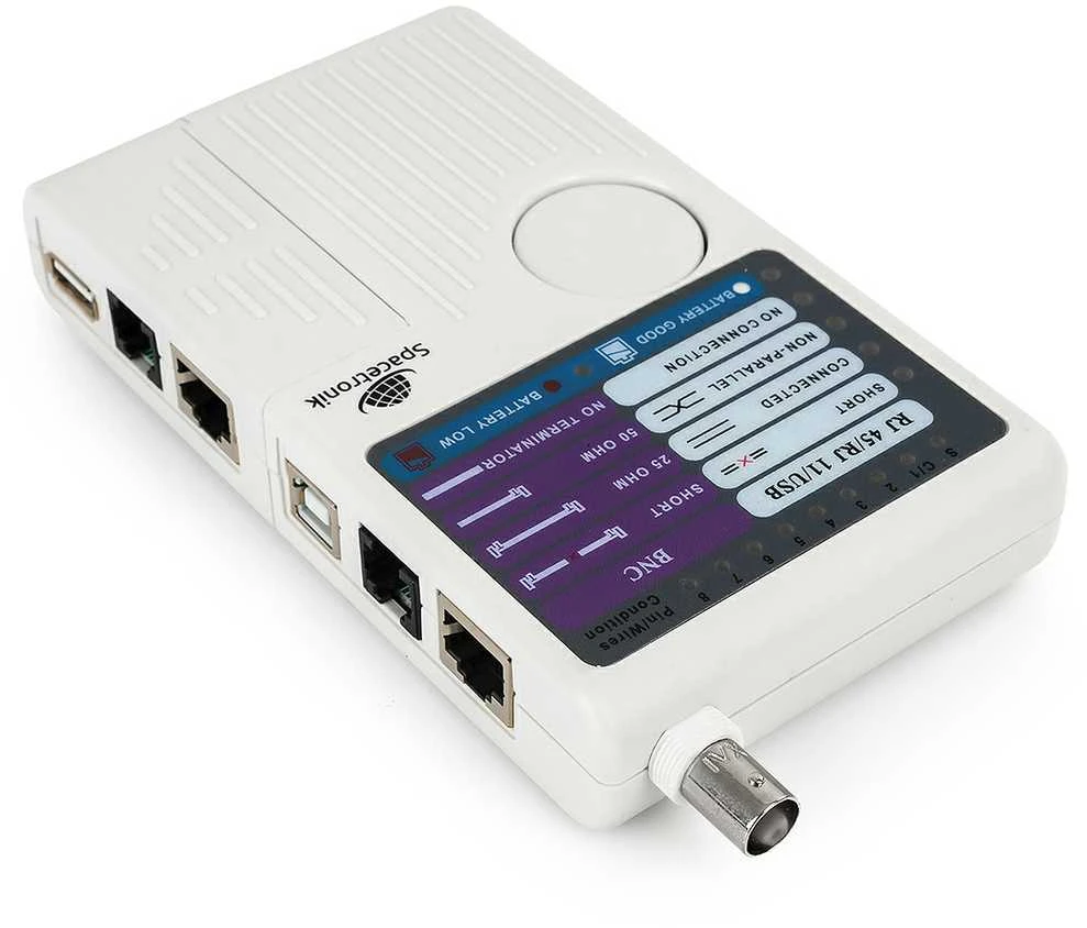 Spacetronik 4in1 SP-LT02 tinklo kabelio testeris
