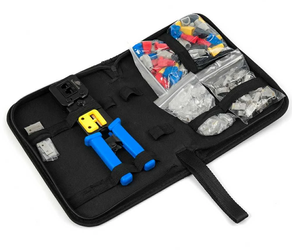 Spacetronik Tiekimo rinkinys su gofruotoju ir PT-S01 RJ kištukais