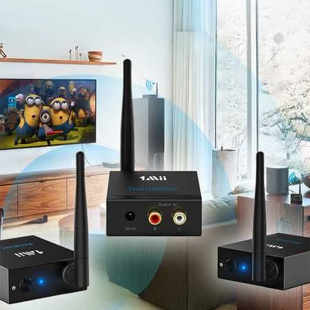 Spacetronik Siųstuvas garso HiFi 2.4GHz 3w1 1Mii RT5066M