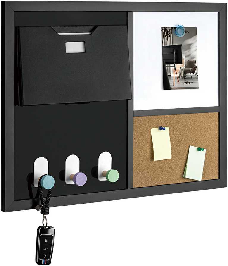 Spacetronik Bez Marki TABLICA MAGNETYCZNA SUCHOŚCIERALNA na magnesy 60x45 DO BIURA organizer