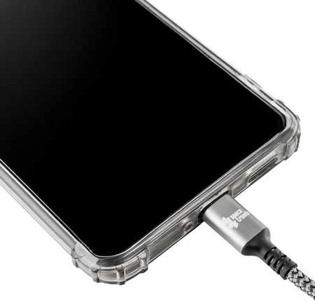 Spacetronik adapteris prijungtas prie išmaniojo telefono