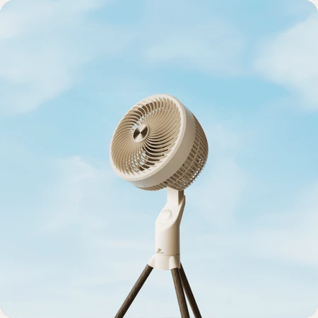 Spacetronik Ventiliatorius su aromaterapią Airpuff 3 balta