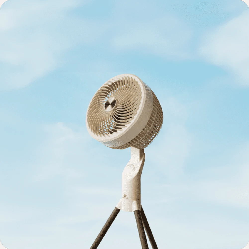 Spacetronik Ventiliatorius su aromaterapią Airpuff 3 balta