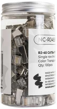 Spacetronik RJ45 kištukas kat. 5e FTP NC-RJ455FT-0 100 vnt.