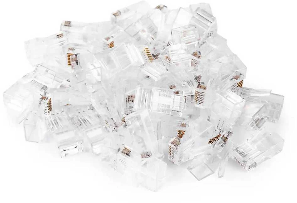 RJ45 6 kategorijos tinklo jungtys, 25 vienetų komplektas