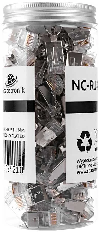 Spacetronik RJ45 kištukas 7 kat. FTP NC-RJ457FT-11 100 vnt.