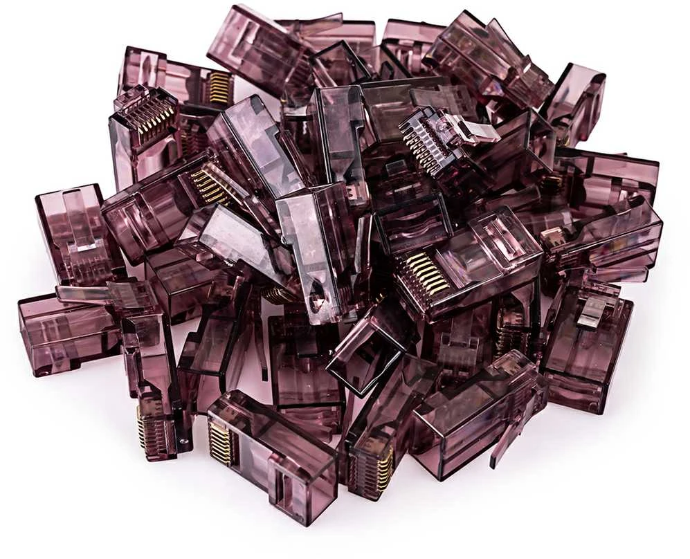 Spacetronik RJ45 kištukas, pralaidumas, 6 kat. UTP PT-RJ456UC-1, 100 vnt.