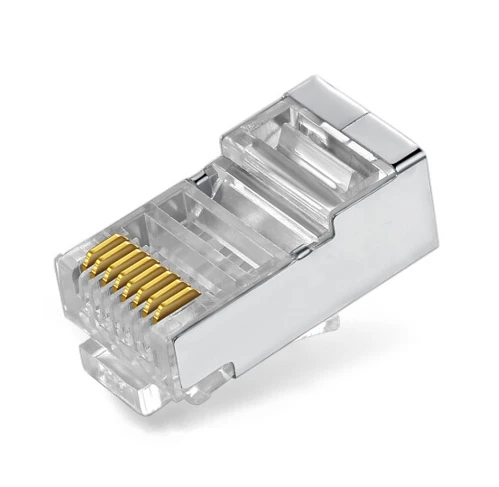 Spacetronik RJ45 tiesioginis cat5e FTP kištukas PT-RJ455FT-0 25 vnt.