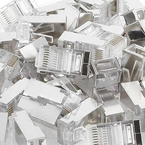 Spacetronik RJ45 tiesioginis cat5e FTP kištukas PT-RJ455FT-0 25 vnt.
