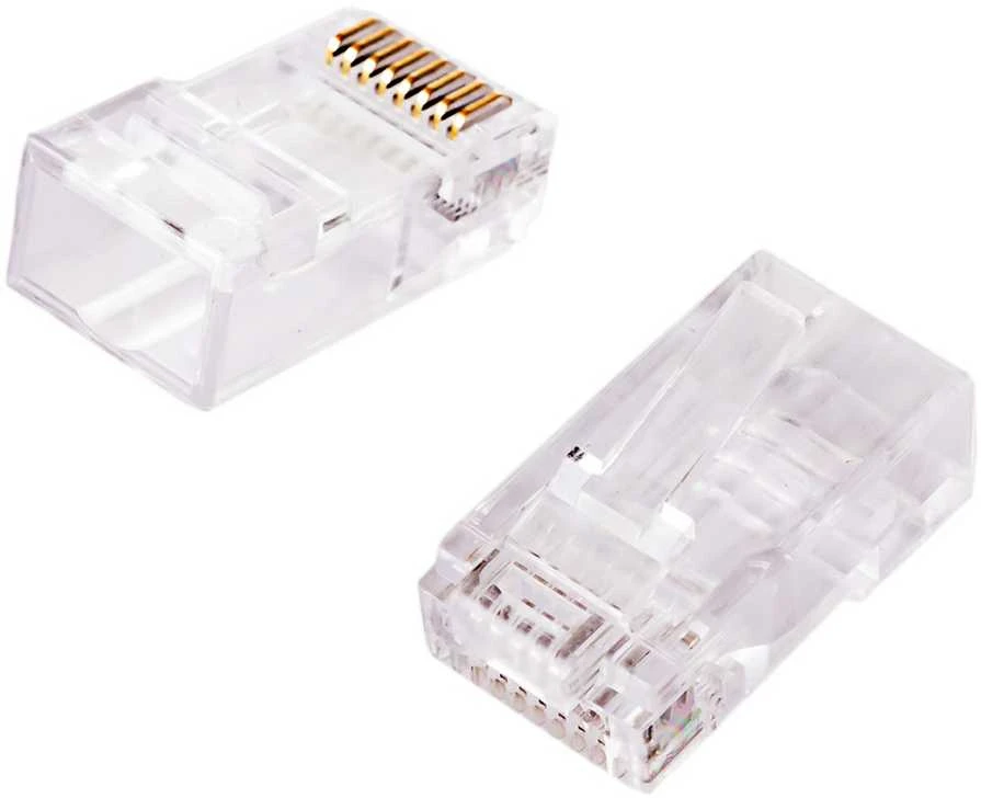 Spacetronik RJ45 kištukas, pralaidumas, kat.6 UTP PT-RJ456UT-1, 25 vnt.