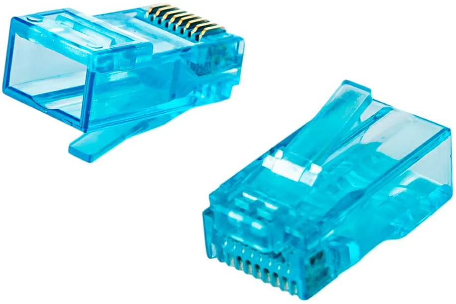 Spacetronik RJ45 kištukas, praėjimo kat.6 UTP PT-RJ456UB-1 100 vnt.