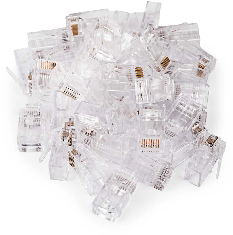 Spacetronik RJ45 kištukas, pralaidumas, kat.6 UTP PT-RJ456UT-1, 25 vnt.