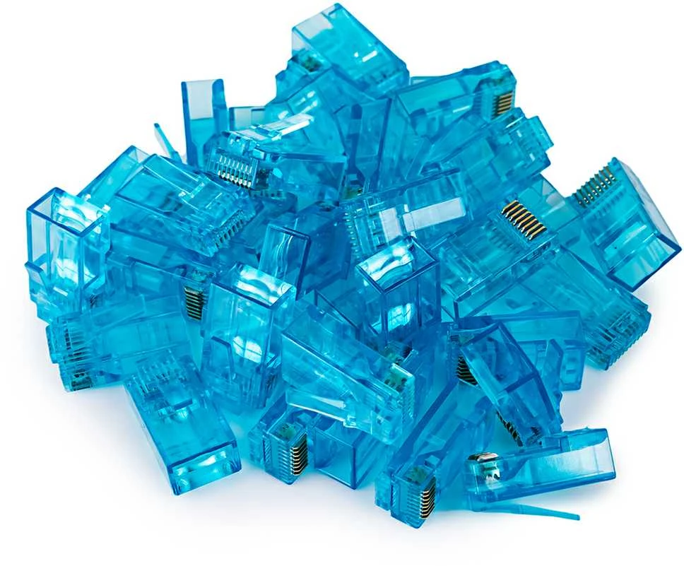 Spacetronik RJ45 kištukas, praėjimo kat.6 UTP PT-RJ456UB-1 100 vnt.