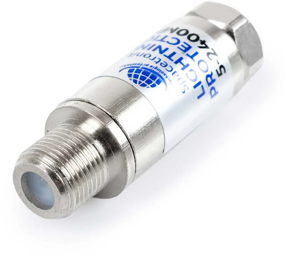 Spacetronik SP-I524F žaibosaugos adapteris su F jungtimi