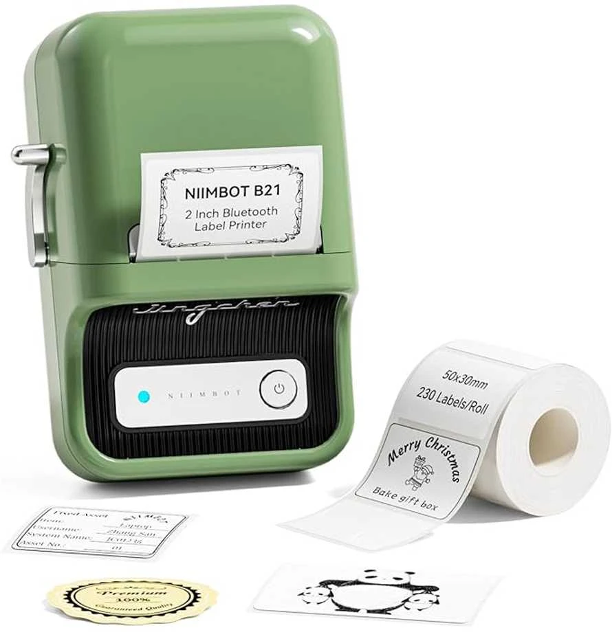 Niimbot B21 Pro Portable Label Spausdintuvas (žalias)