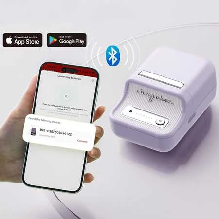 Niimbot B21 Pro Portable Label Spausdintuvas (violetinė)
