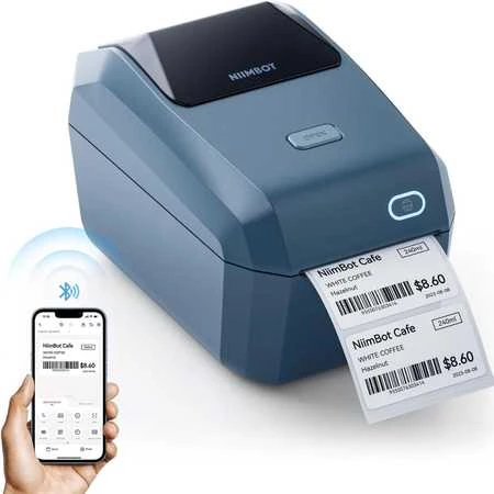 Niimbot Etikečių spausdintuvas K3 Smart, mėlynas + ritinėlis etikečių 230 vnt