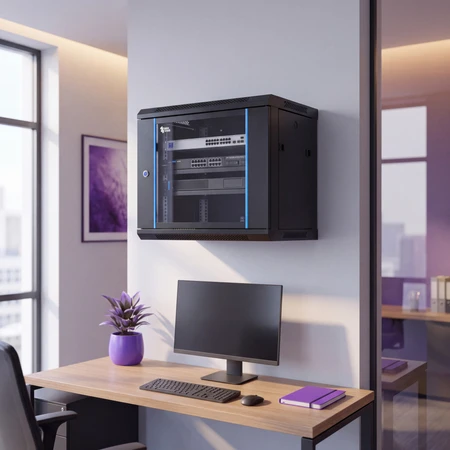 Spintelė RACK9U pakabinama Spacetronik SPR_9UP_60_45_50B