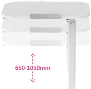 90° reguliuojamas stalas Spacetronik Buddy 18 baltas