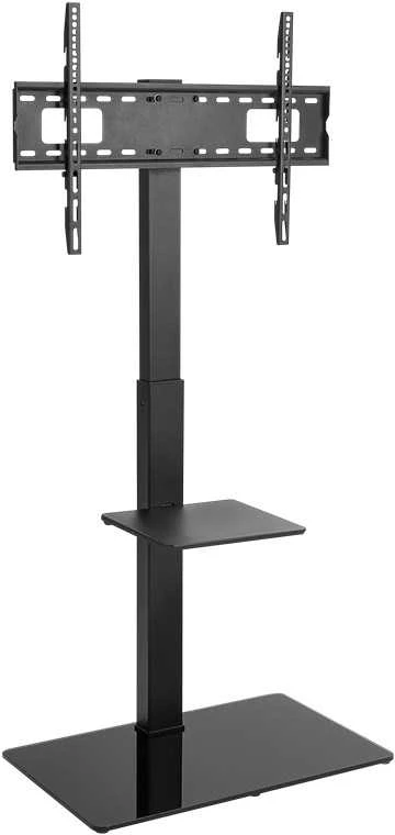 Laikiklis „Goobay“ grindų stovas | Televizoriaus grindų stovas, bazinis, L dydis | Pasukamas | 37–70 " | Maksimalus svoris (talpa) 40 kg | Juodas