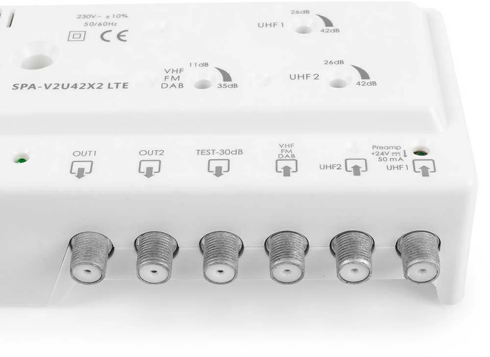 Stiprintuvas dom Spacetronik SPA-V2U42X2 LTE