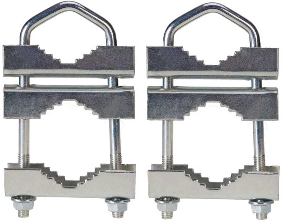 Stojaki Maszty Antenos stiebo jungties spaustukai - 2 vnt. rinkinys