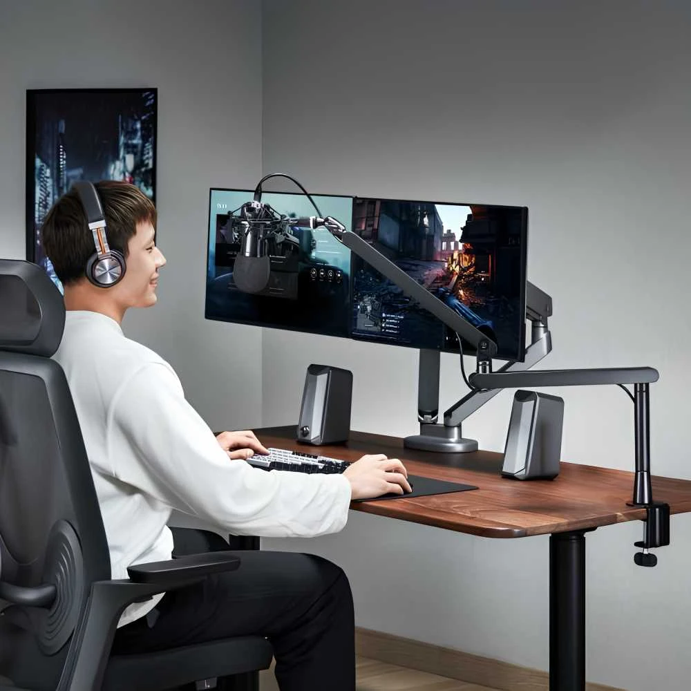 Spacetronik SPA-101 PRO studijinis mikrofono laikiklis