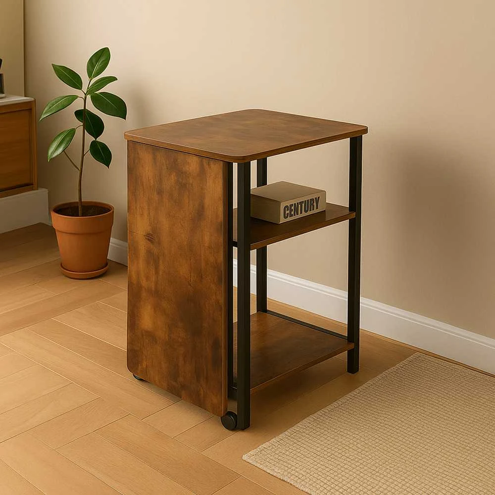 Sulankstomas stalas su spintele 73 cm Spacetronik FUNKY