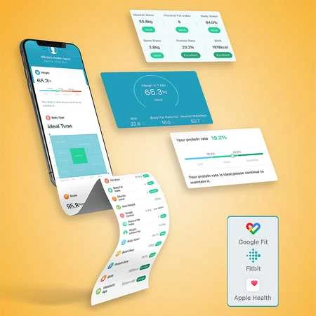 Svarstyklės Spacetronik Smart BMI WiFi BT TUYA SL-B BS01N