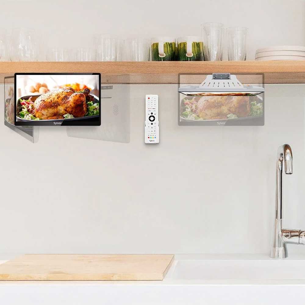 Sylvox Kontech Ištraukiamas televizorius Sylvox 15.6" Smart Google pilkas