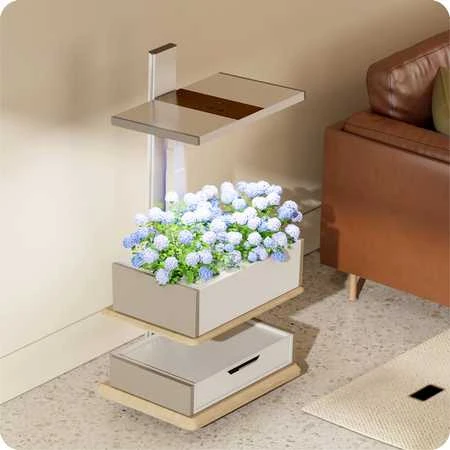 Laisvai pastatomas stalčius, baltas Spacetronik SPGC23WL