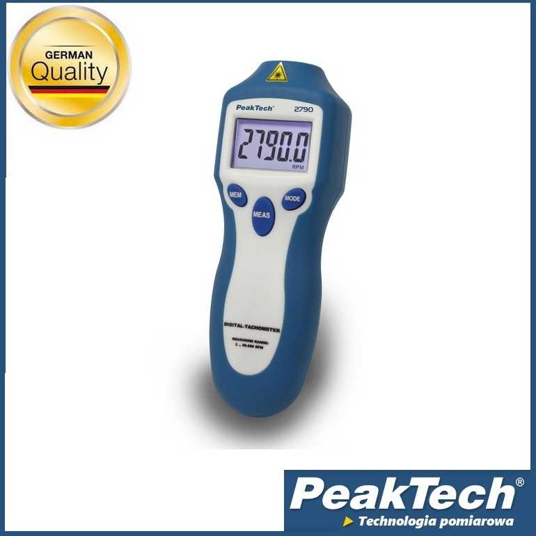 Tachometras PeakTech 2790 lazerinis tachometras