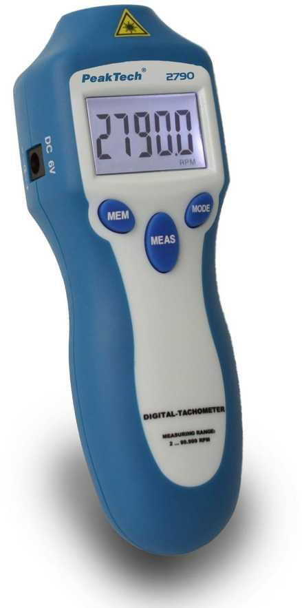 Tachometras PeakTech 2790 lazerinis tachometras