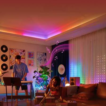Lubinis šviestuvas „Yeelight LED Basic“ šviesos juostelės, 6 m | LED RGBIC