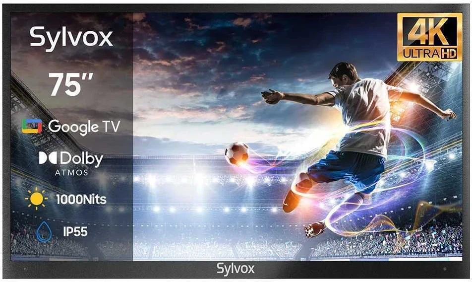 Sylvox Kontech „Sylvox Deck Pro 2.0“ 75 colių 4K lauko televizorius
