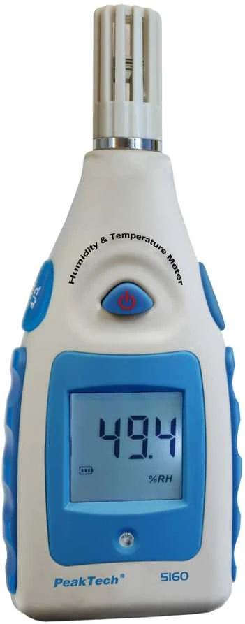 Temperatūros drėgmės matuoklis. 50 laipsnių PeakTech 5160