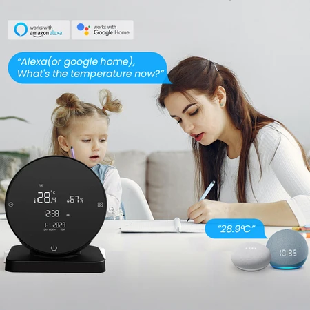 Temperatūros ir drėgmės jutiklis IR Avatto WHS20S Tuya