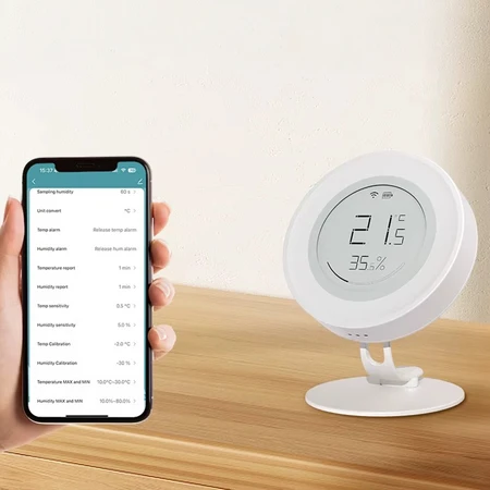 „Zigbee Avatto ZWHS16“ temperatūros ir drėgmės jutiklis