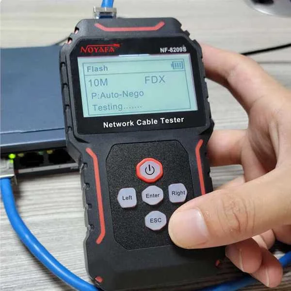 POE kabelių testeris ir porų ieškiklis Noyafa NF-8209S