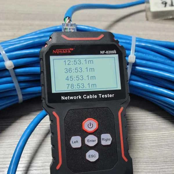 POE kabelių testeris ir porų ieškiklis Noyafa NF-8209S